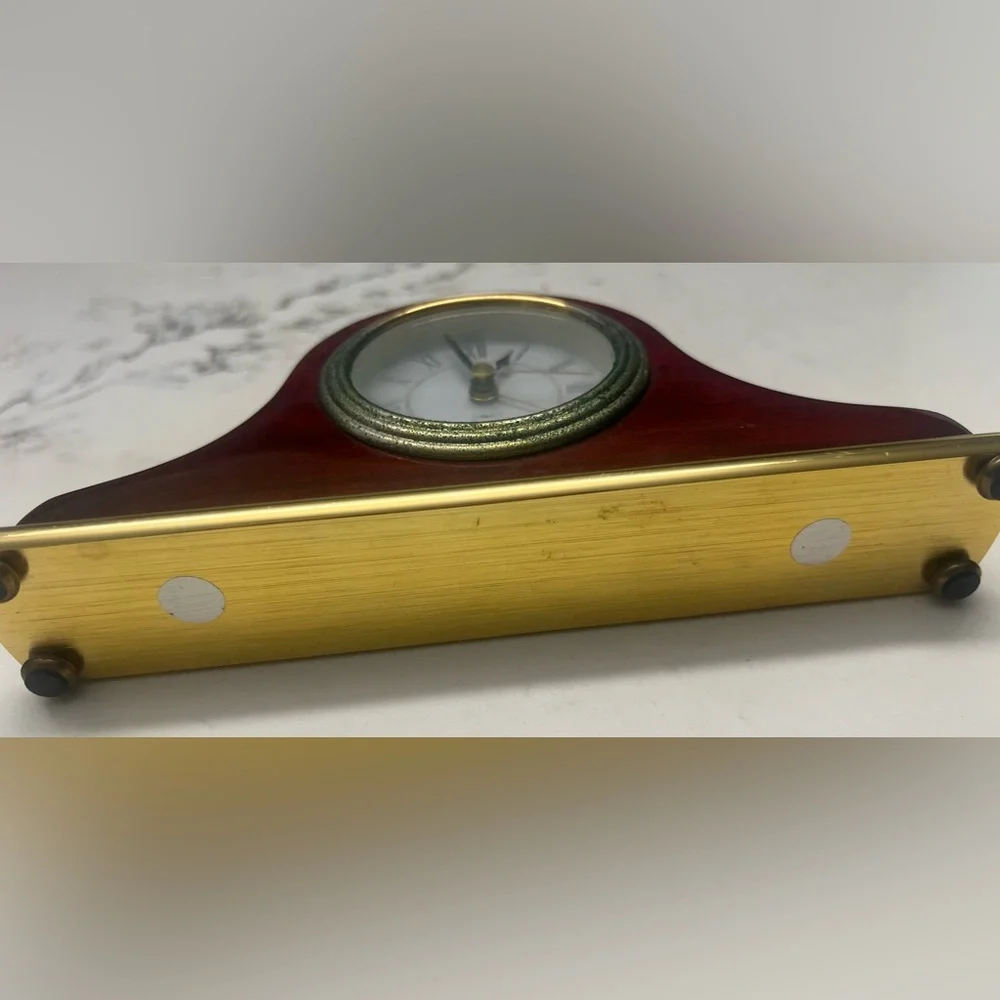 Vintage Linden Quartz Alarm clock desk clock